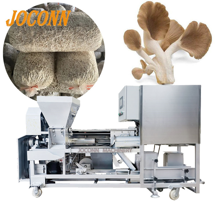 abalone mushroom pleurotus florida growing bag filling machine/King Oyster Mushroom cultivation bag  rope sealing tying machine