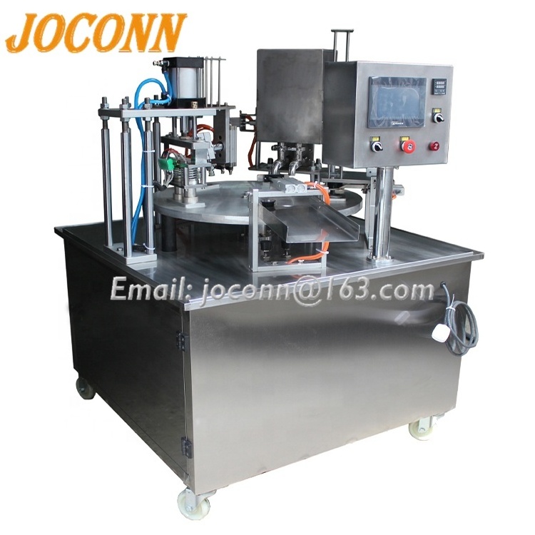 jelly/pudding cup filling sealing machine/small  bubble tea cup filler packaging machine /plastic yogurt  filler sealer