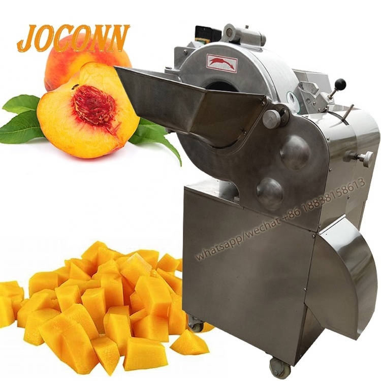 Automatic onion ginger cube cutting machine/ industrial vegetable salad carrot cutting cutter /3 -20mm fruit mango kiwi dicer