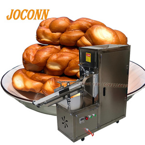 soft pretzel maker hemp flowers Twist snack  machine  fried pretzel dough twist forming making machine for sale