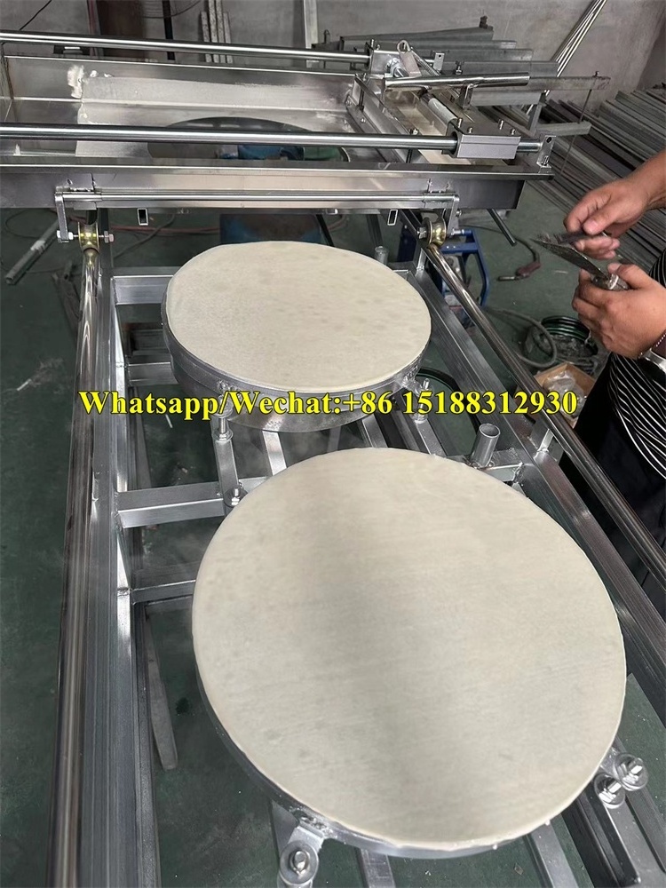 factory price hand push dosa baking machine thin tortilla pancake bread machine enjera making machine for commercial