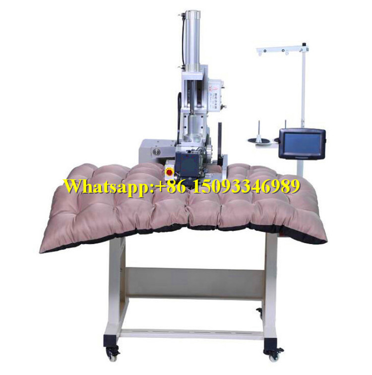 commercial Mattress dot tacking stitching machine/pillow round circle  sewing machine/Cushion Pattern  Sewing Making Machine