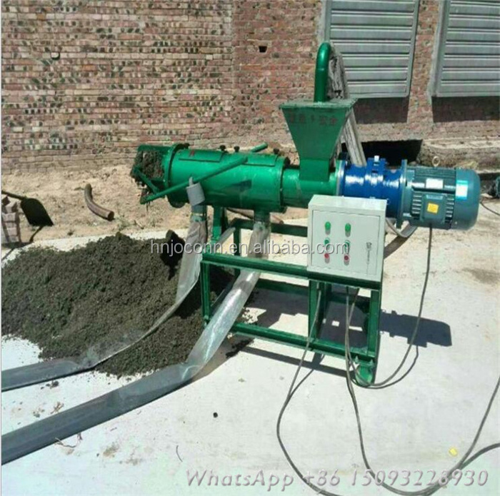 Screw Press Dairy chicken Cow Dung Solid Liquid Manure Separator Dewatering Machine for  Organic Fertilizer