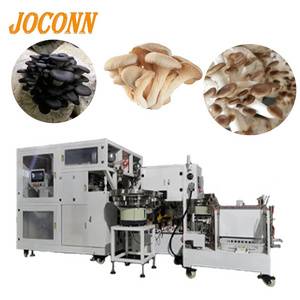 Automatic shiitake mushroom solid spawn bag punching inoculation machine