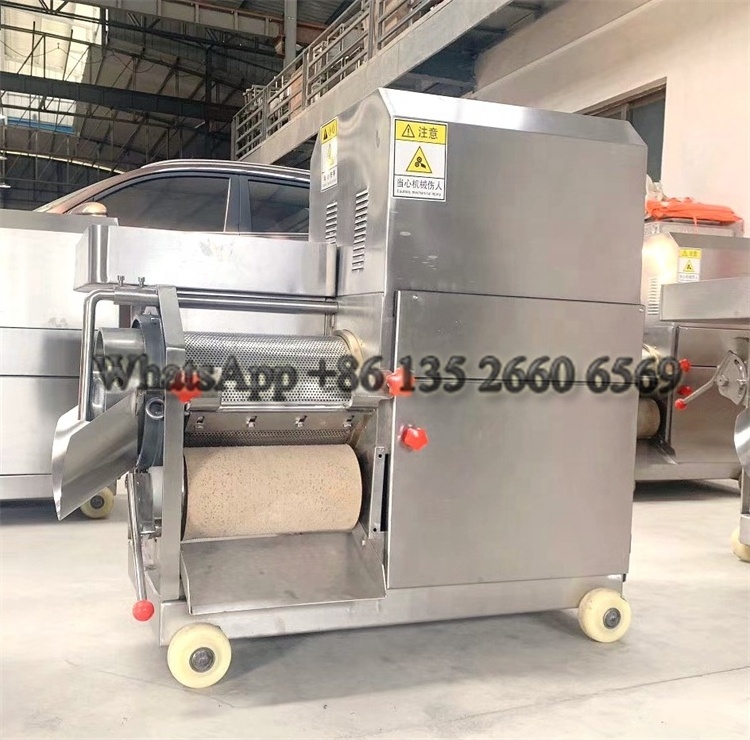 Seafood processing machine shrimp crab meat shell separating machine fish meat bone separator machine