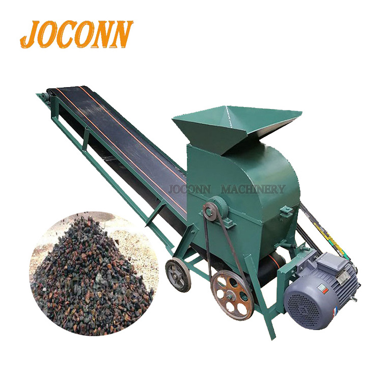 Hot sale cobblestone bricks grinder /construction waste ore disintegrator/fertilizer nursery soil crusher Seeding soil breaker