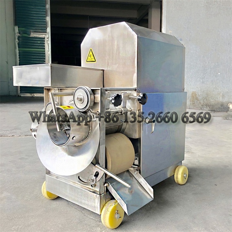 Seafood processing machine shrimp crab meat shell separating machine fish meat bone separator machine