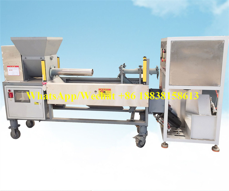 Automatic edible fungus bagging binding machine production line/Leading oyster mushroom spawn sack bag filling tying equipment