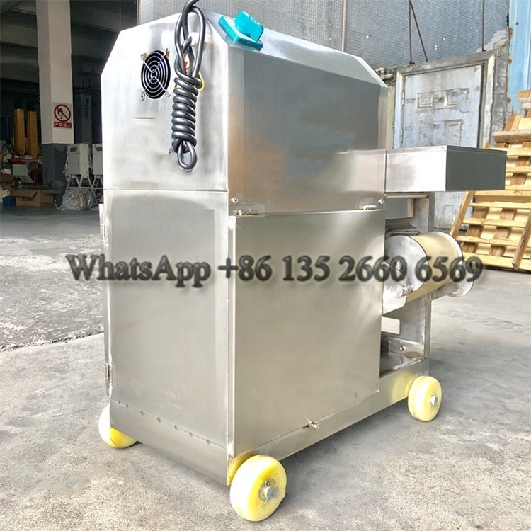 Seafood processing machine shrimp crab meat shell separating machine fish meat bone separator machine