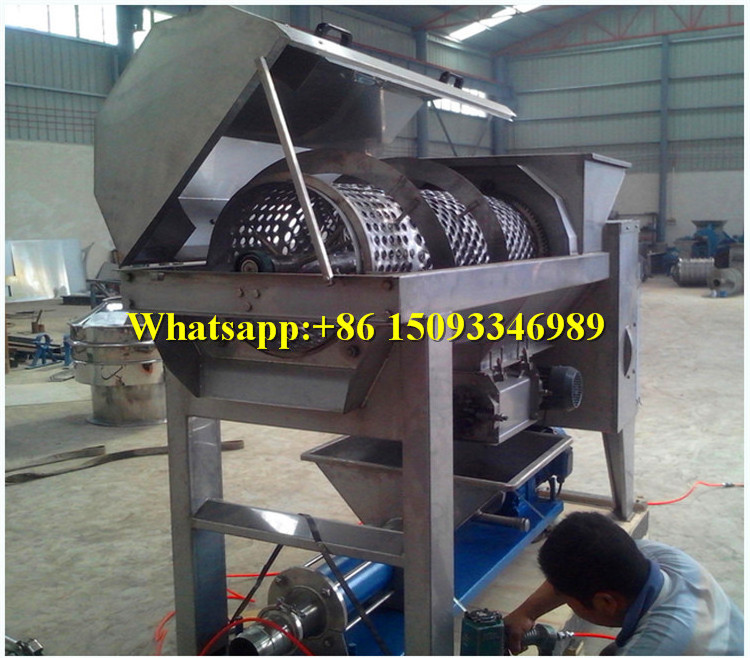 2t/h grape stem separating machine/Grape destemmer and crusher machine/ Grape Stalk Remove Machine