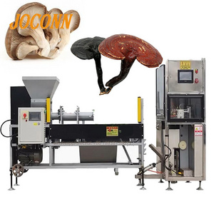 Automatic edible fungus bagging binding machine production line/Leading oyster mushroom spawn sack bag filling tying equipment