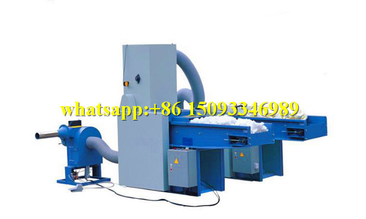 multifunctional scrap sponge crushing machine/ memory foam shredder/ foam scraps shredding machine with conveyor belt