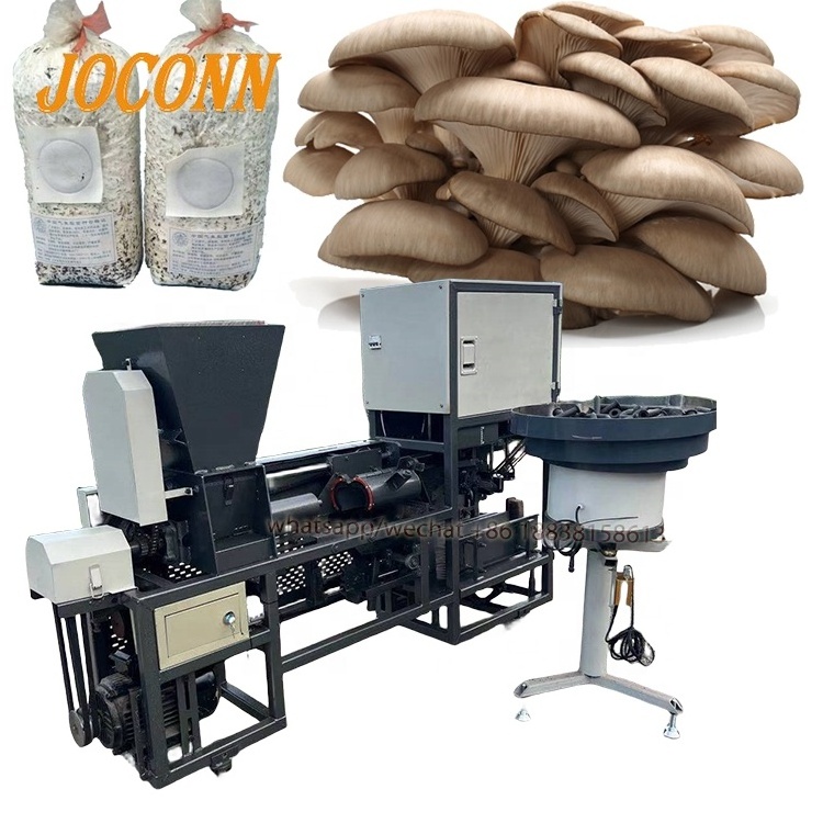 High Capacity oyster mushroom bagging machine mushroom bag stick inoculation machine mushroom substrate bagger for square bags