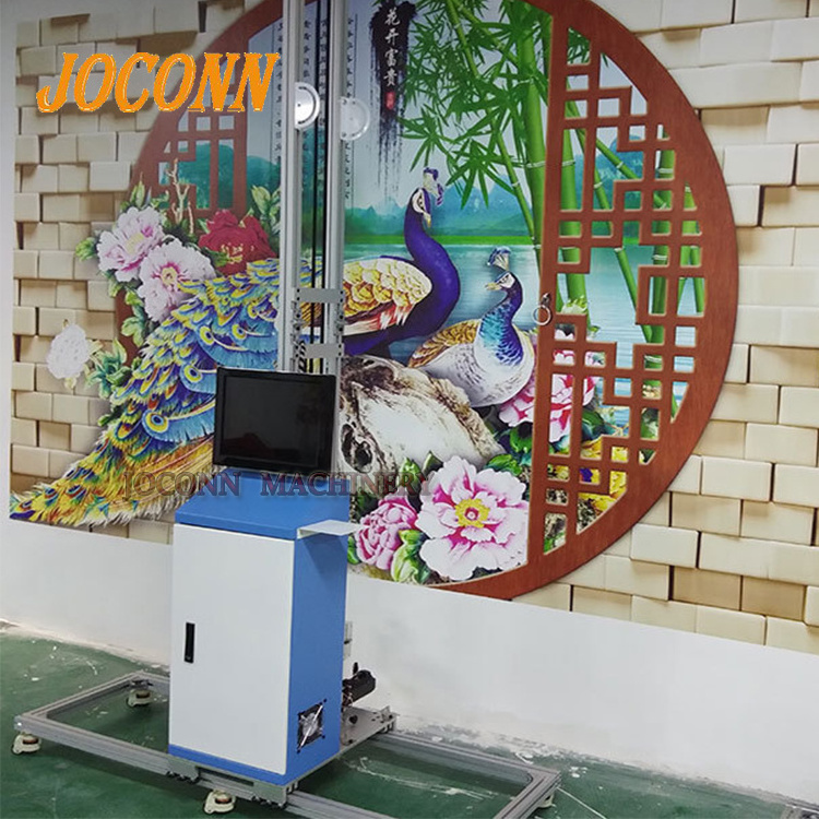 vertical inkjet wall printer 3D /UV painting wall Printing machine/ UV light glass wall Decor Paintings flatbed printer price