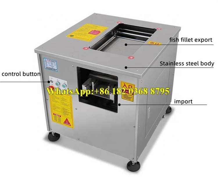 One-button start  Hot pot fish electric fillet knife cream dory fish fillet boiled fish fillet cutting machine for restaurant