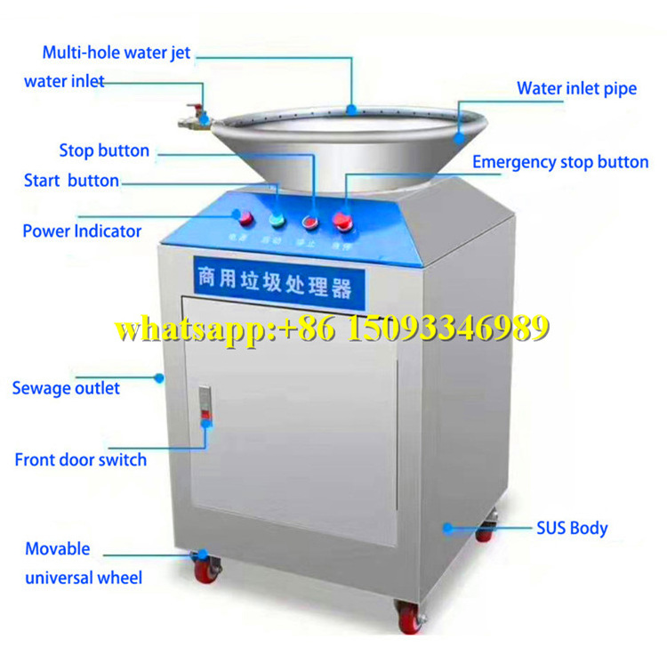 Hot sale eggshell crushing Machine/ Garbage Disposal Recycling Compost Machine/waste Chicken bones grinder with low price