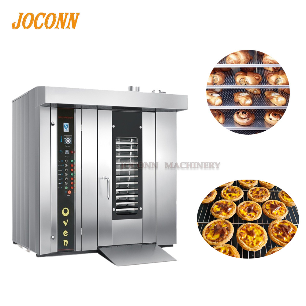 professional bread oven bakery rotary rack ovens 12 trays rotary ovens with trolley