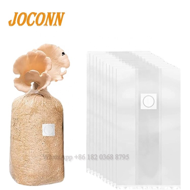 factory price tea tree mushroom pp bag porcini mushroom spawn bags mushroom spawn bags with port