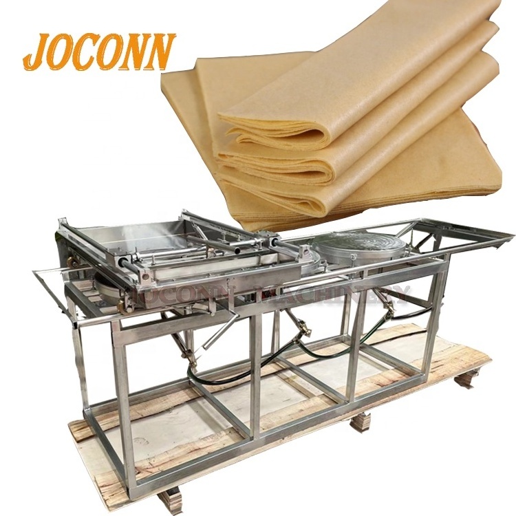 Commercial manual dosa bake machine/Automatic round square tortilla machine/Ethiopian thin pancake enjera making machine