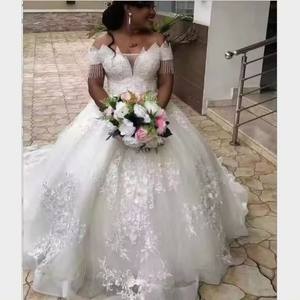 2024 Custom Made African woman Bridal Dress Lace vestido de amazing wedding dress wedding gown bridal dress