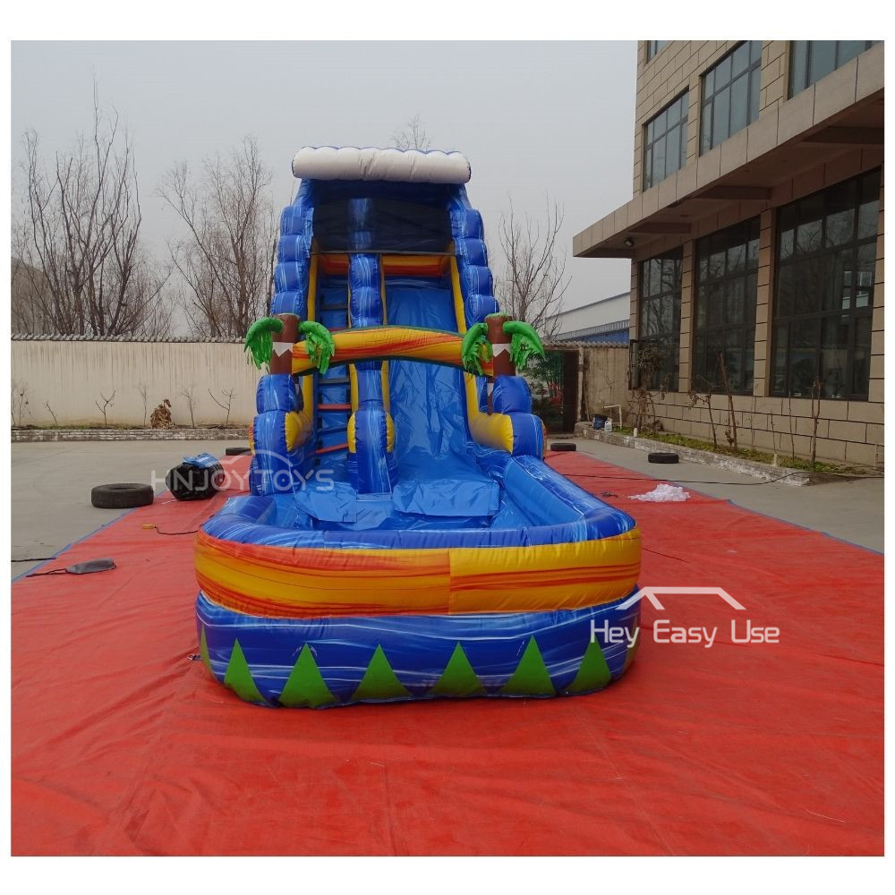 Cheap commercial pool slides for inground pools large inflatable water slide for party rentals