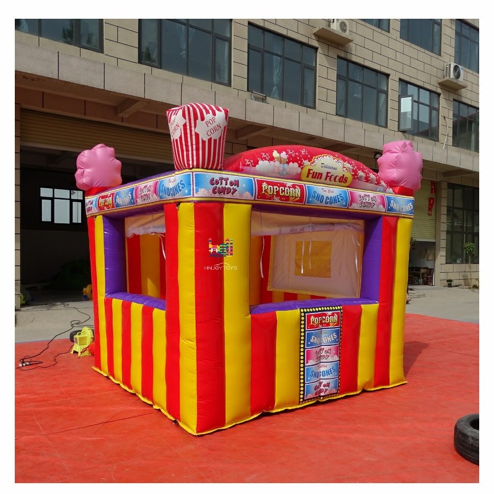 Commercial Carnival Mini Treat Shop Inflatable Food Drink Concession Stand Tent Booth