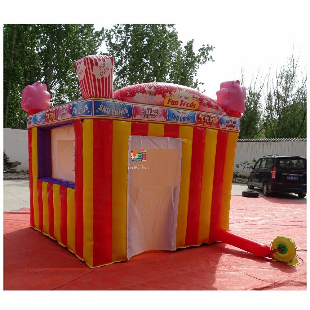 Commercial Carnival Mini Treat Shop Inflatable Food Drink Concession Stand Tent Booth