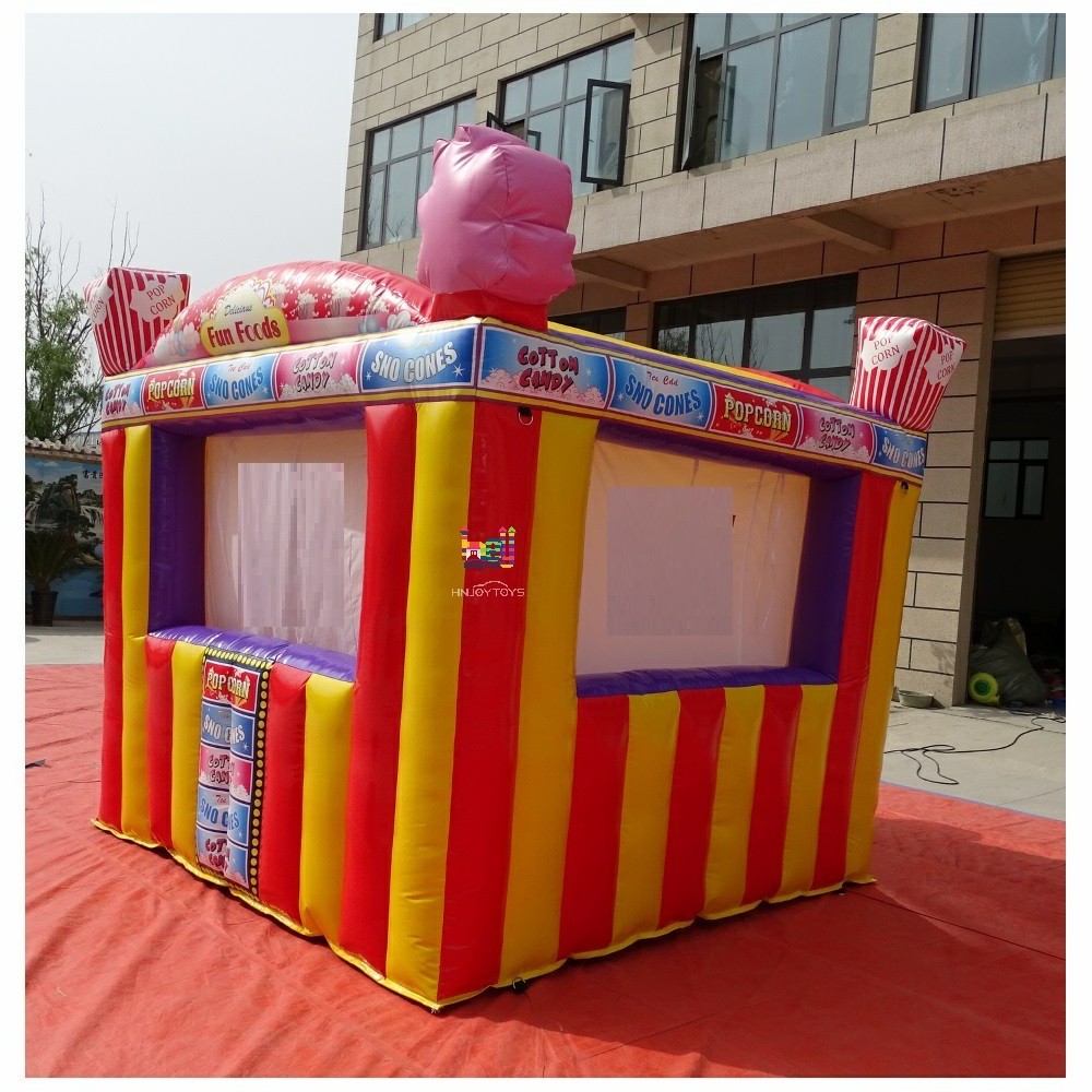 Custom Inflatable Party Tent Ice Cream Booth Inflatables Ticket Booth Blow Up Concession Tent for Sale