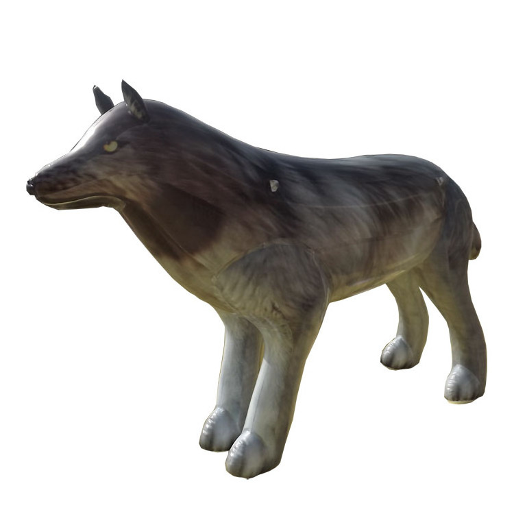 Kids Inflatable Wolf Toy, Life Size Toy Inflatable Wolf