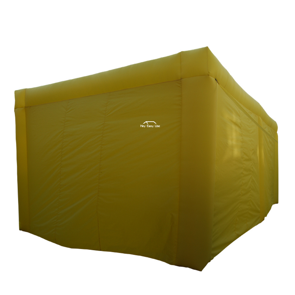 Yellow Portable LEDinflatable marquee tents Inflatable Cube Party Tent inflatable nightclub for party equipment