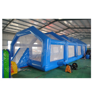 Multi-purpose inflatable soccer field, custom made inflatable batting cage, inflatable batting cage