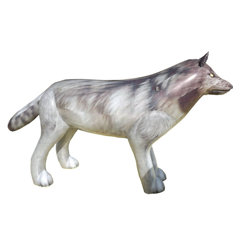 Kids Inflatable Wolf Toy, Life Size Toy Inflatable Wolf