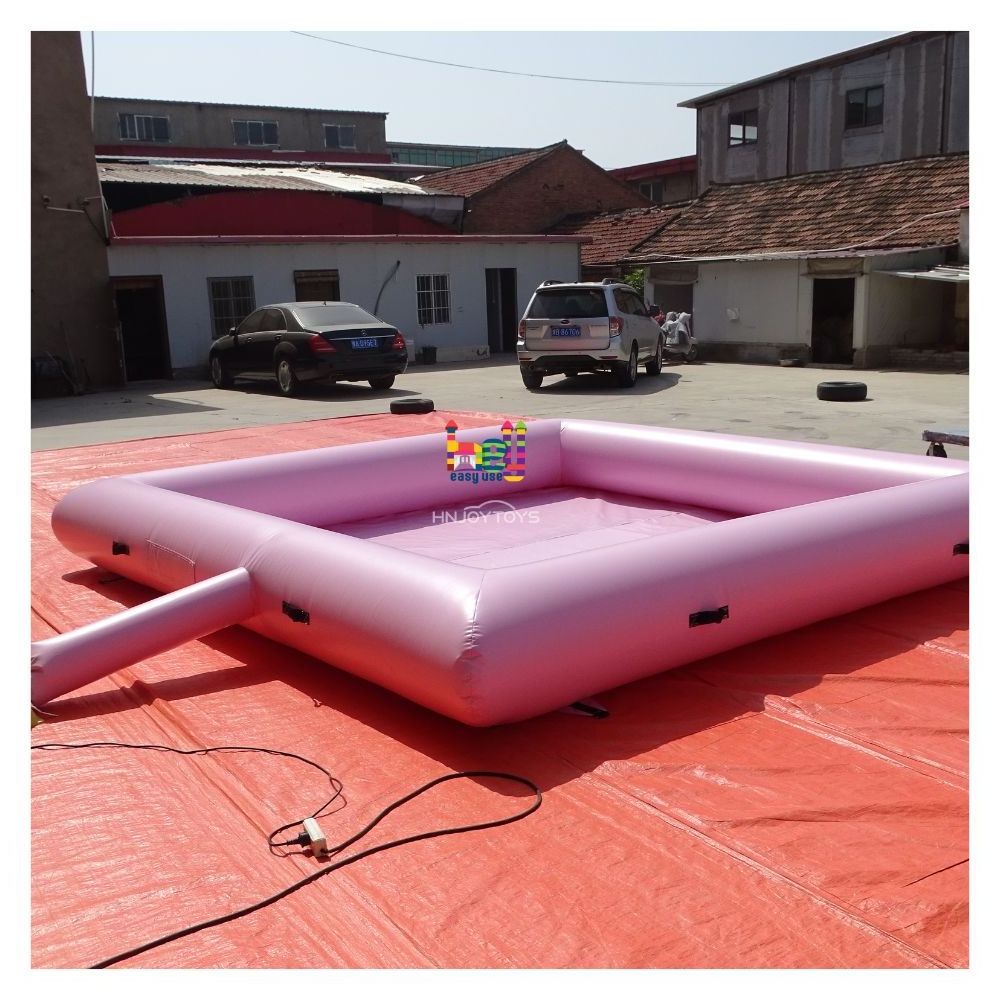 Amusement park bumper cars pink inflatable perimeter commercial PVC inflatable race track for bumper cars