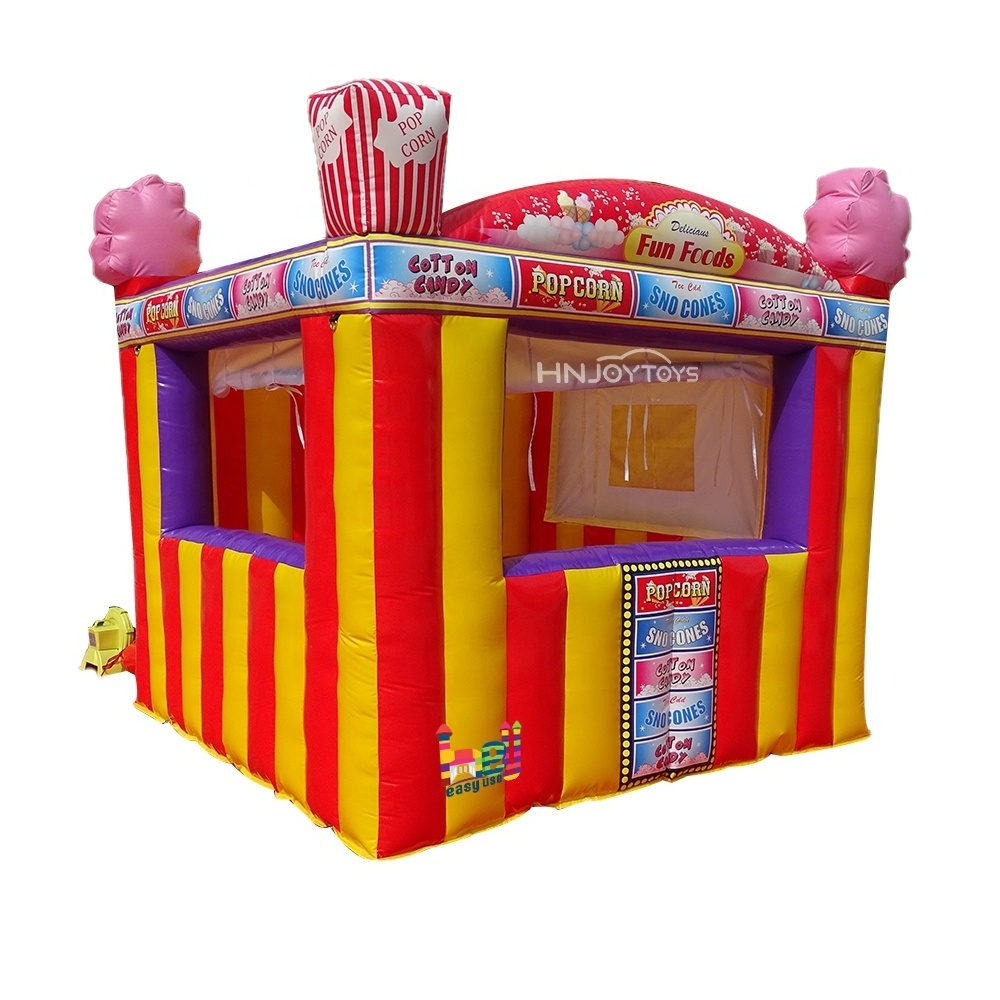 Hot Sale Customized Portable Inflatable Carnival Treat Shop Ice Cream Booth Food Inflatable Concession Stand With Air Blower