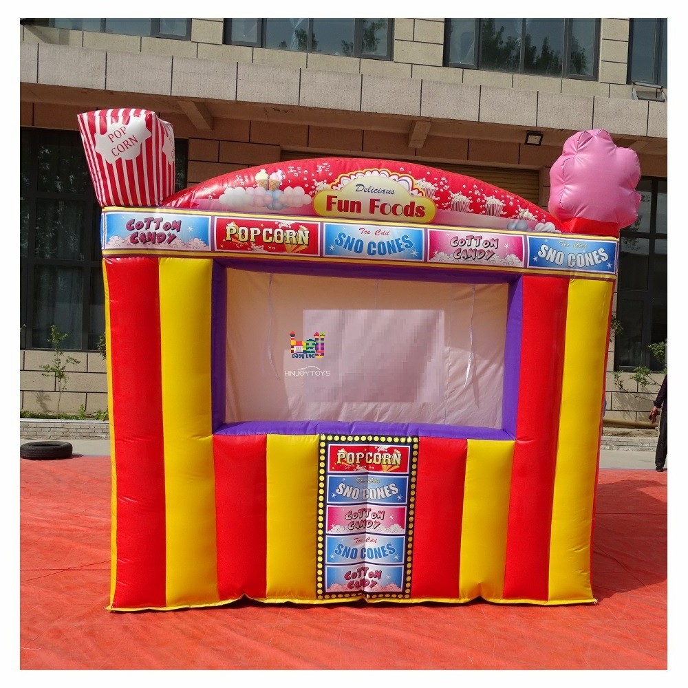 Commercial Carnival Mini Treat Shop Inflatable Food Drink Concession Stand Tent Booth