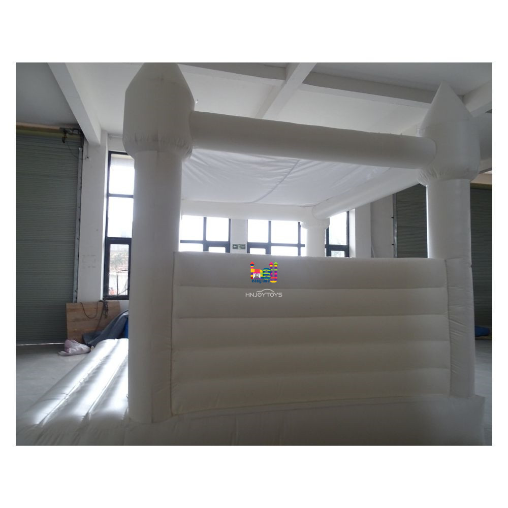 Kids adults jumping castle 13x13 inflatable bouncer commercial bounce house white with roof