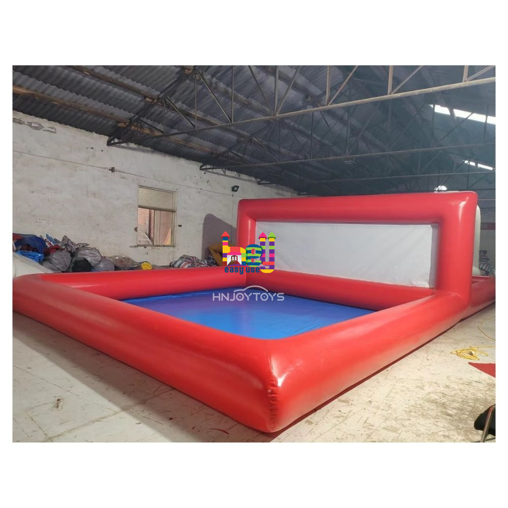 Party Rentals Blow Up Pools Swimming Outdoor Volleyball Inflatable Pool Court with Net