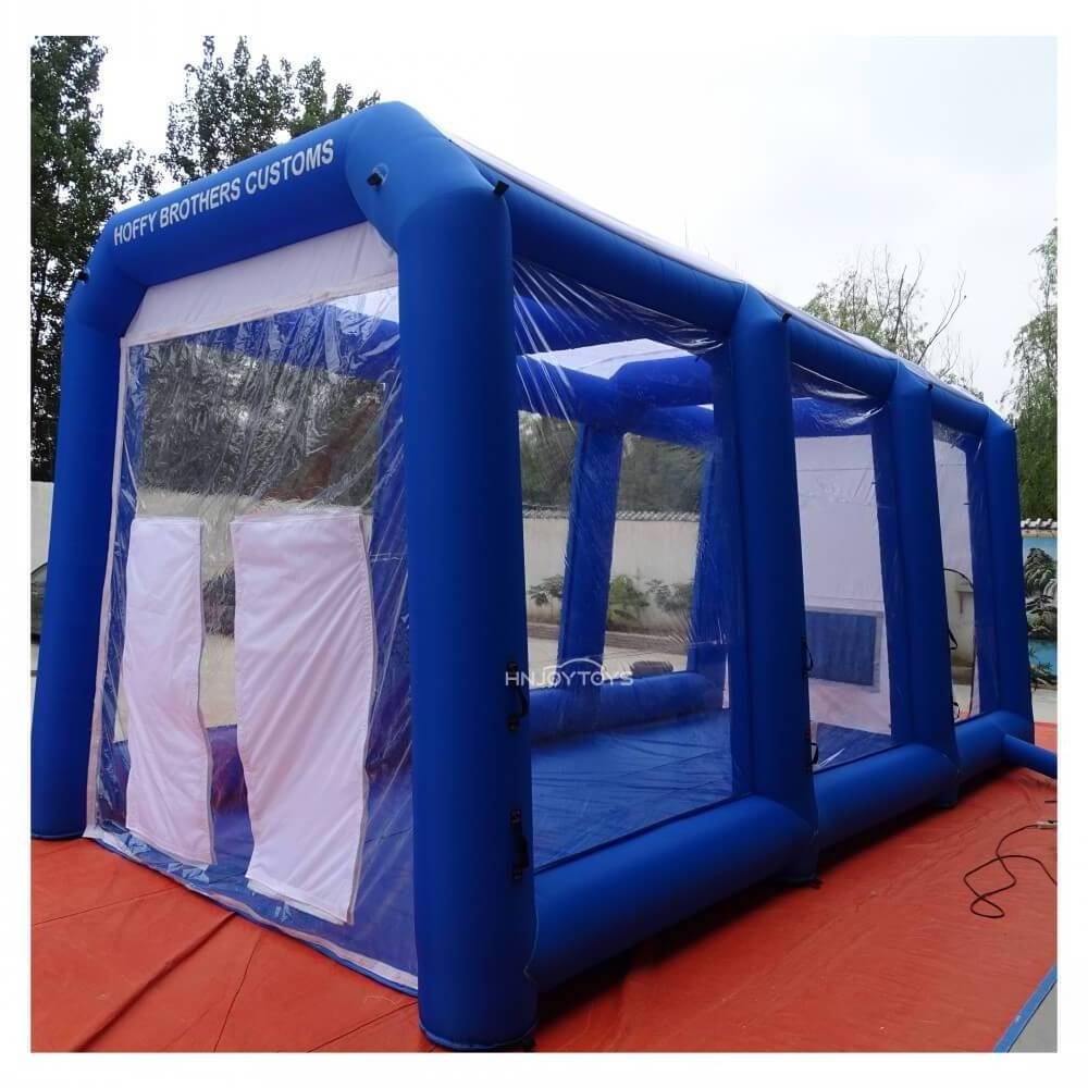 Car body shop paint booth for sell inflatable portable mobile easy install workshop equipment garage spray booths