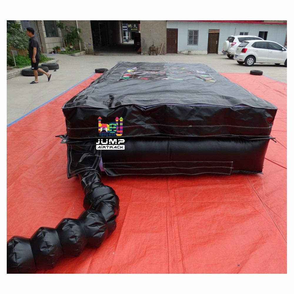 BMX big air stunt mattress freestyle free fall jumping inflatable landing bag for mountain bike