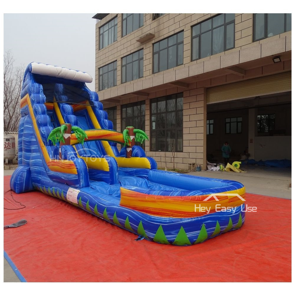 Cheap commercial pool slides for inground pools large inflatable water slide for party rentals