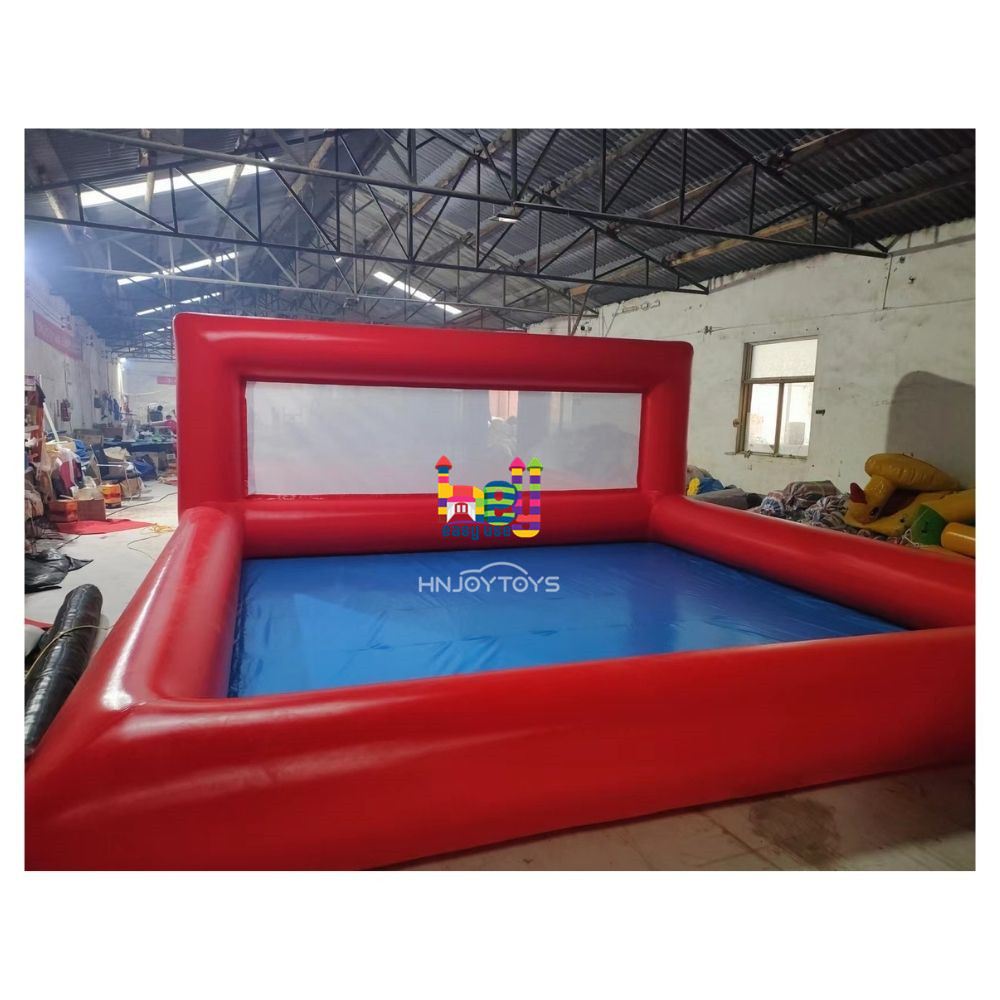 Party Rentals Blow Up Pools Swimming Outdoor Volleyball Inflatable Pool Court with Net