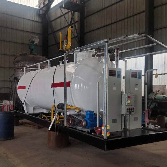 China Manufacture Made 10000 Liters 10m3 LPG skid Cooking Gas Filling Stations for Nigeria Market Sale Portable Station