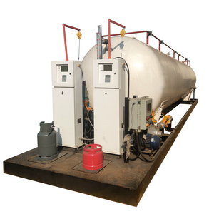 Mini Movable lpg skid mounted gas filling station for 2.5 tons