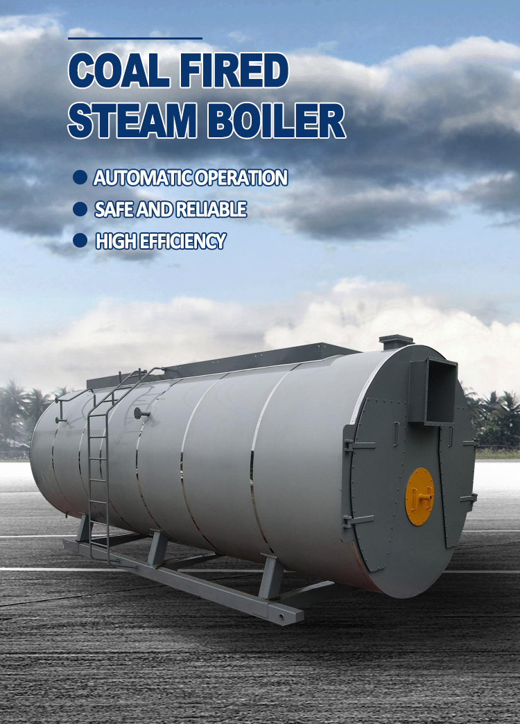 Wns Industrial 1Ton 1.5Ton 2Ton 3Ton 4Ton 5Ton 6Ton 8Ton 10Ton 15Ton 20Ton Bunker Methane Gas Fired Steam Boiler