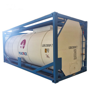 T14 ISO 20ft Tank Container For Concentrated Sulfuric Acid and  Hydrochloric Acid