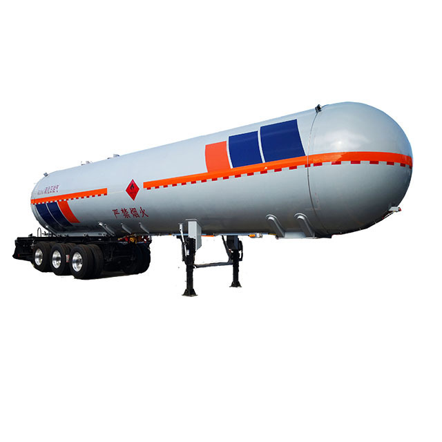 Max 61.9CBM LPG propane liquidized gas transport tractor trailer tanker semi trailer