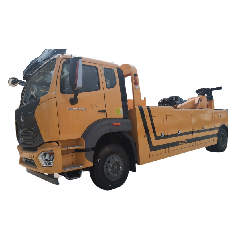 Sinotruk 4x2 Emergency Wrecker Truck 18 ton wheel lift Heavy Rotator Tow Truck