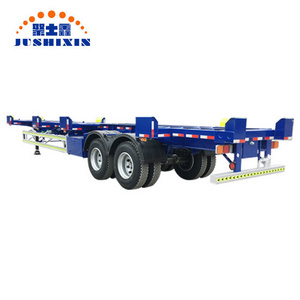 Supplier 2 axle 35T Air SuspensionTerminal Port Bomb Cart Skeleton Container Trailer dock semi Trailer