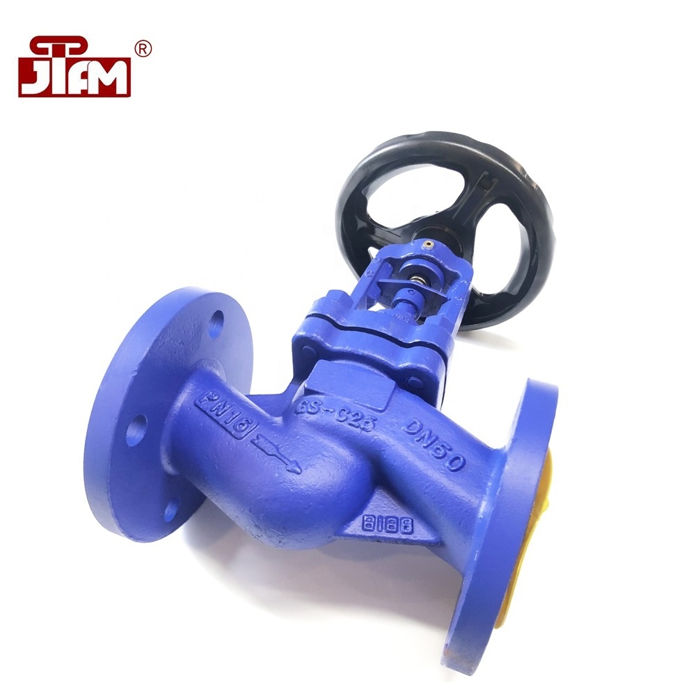 Factory supply DN15-DN500 cast steel Bellow seal globe valve stop valve