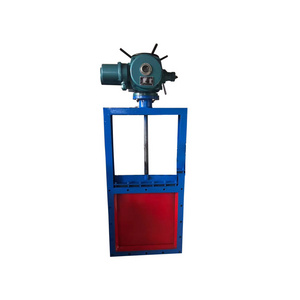 Channel electric sluice gate valve Electric discharge gate valve DN2000